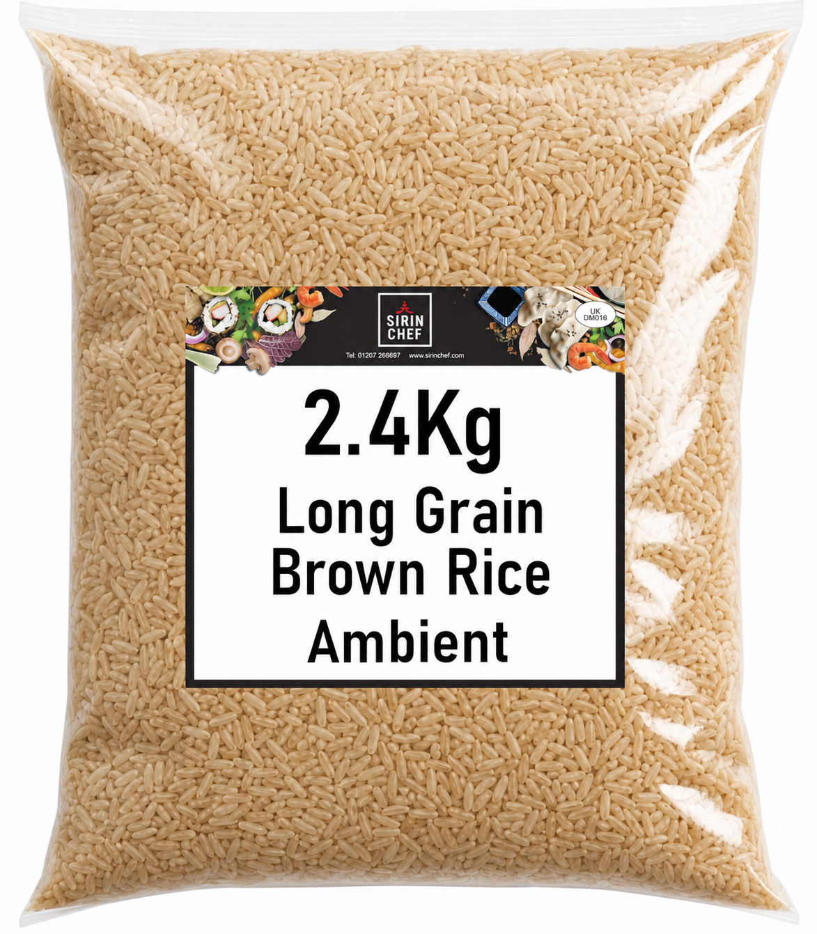 Rice, Long Grain, Brown, Dried
