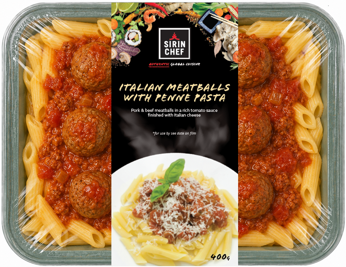 Italian Meatballs & Penne Quills