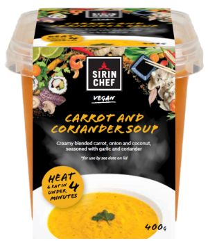 Vegan Carrot & Coriander Soup