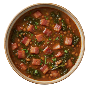 Bacon, Kale & Lentil