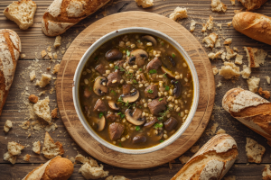 Bacon, Kale & Lentil