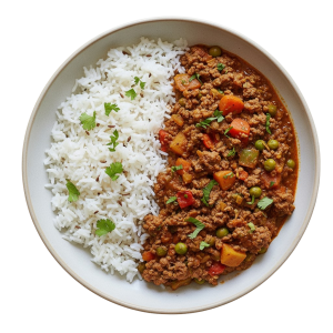 Beef & Vegetable Keema Curry