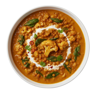 Vegan Cauliflower, Lentil & Spinach