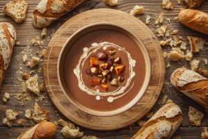 Vegan Sweet Potato & Chestnut Soup