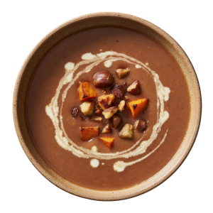 Vegan Sweet Potato & Chestnut Soup