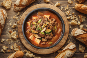 Korean Gochujang Jjigae Beef Stew