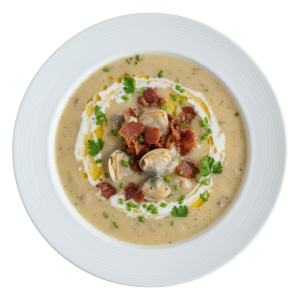 New England Clam & Bacon Chowder