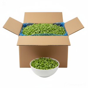 Beans, Green, Chopped 30mm, IQF