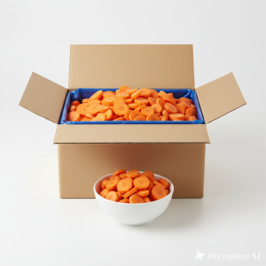 Carrot, Sliced 15/35mm, IQF