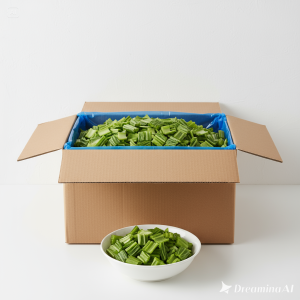 Choi Sum, Sliced, IQF