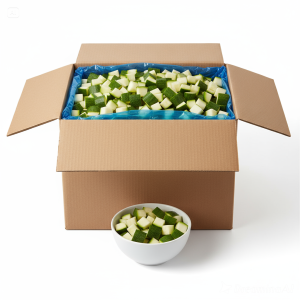 Courgette, Diced 20mm, IQF