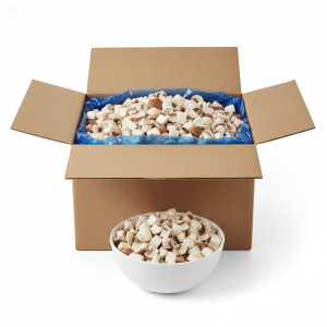 Mushroom, Diced 10mm, IQF