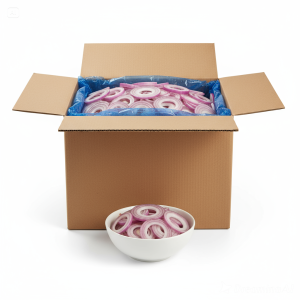 Onion, Red, Sliced 6mm, IQF