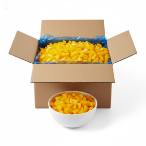 Pepper, Yellow, Diced 10mm, IQF