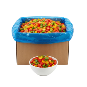 Pepper, Mixed, Diced 10mm, IQF