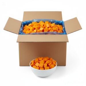 Pumpkin, Diced 10mm, IQF