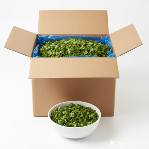 Basil, Chopped 3mm, IQF