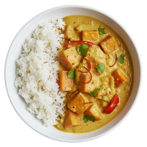 Yellow Thai Sweet Potato Curry Soup