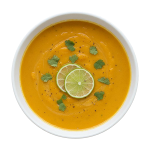 Carrot, Ginger & Lime Soup