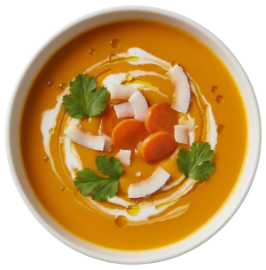 Carrot & Coconut Soup