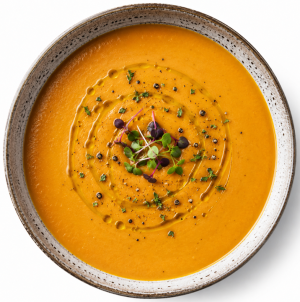 Vegan Sweet Potato & Chestnut Soup