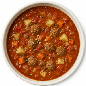 Chipotle Meatball Soup