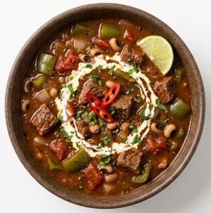 Chilli Beef & Green Pepper Soup