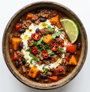 Chipotle Chilli Beef & Bean Soup