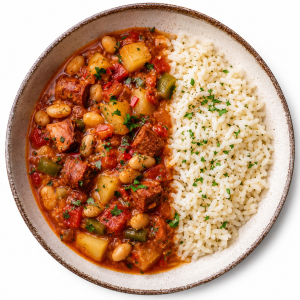 Chorizo, White Bean & Vegetables
