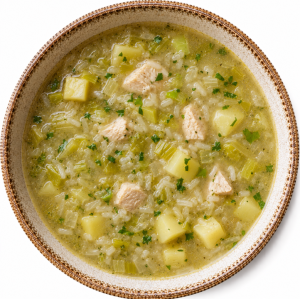 Cock-A-Leekie Soup