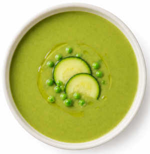 Vegan Courgette & Pea Soup