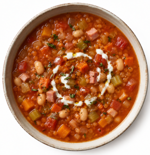 Ham Ribollita Soup