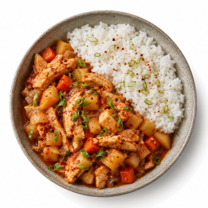 Korean Spicy Chicken & Vegetable Dakdoritang