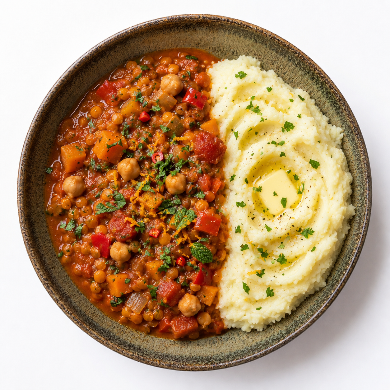 Lentil, Chickpea & Mint Stew