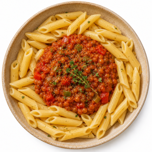 Vegan Tomato & Lentil Ragu for Pasta