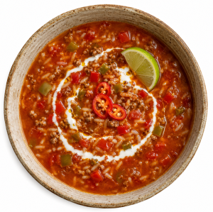 Mexican Beef & Red Pepper Soup