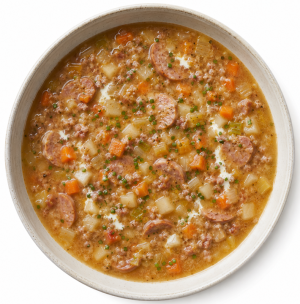 Pigs & Blankets Broth