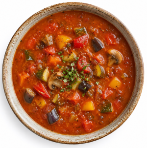 Roasted Mediterranean Vegetable Soup