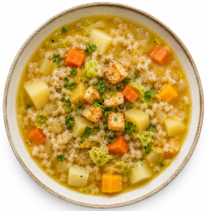 Root Veg & Barley Broth