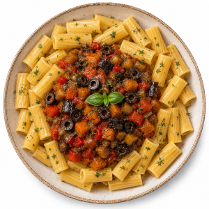 Sicilian Aubergine Caponata for Pasta