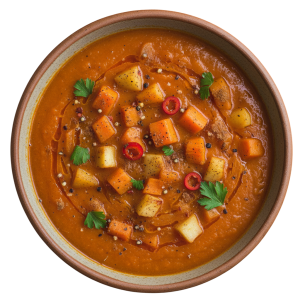 Spicy Root Vegetable Soup