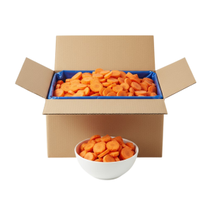 Carrot, Sliced 15/35mm, IQF