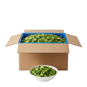 Choi Sum, Sliced, IQF