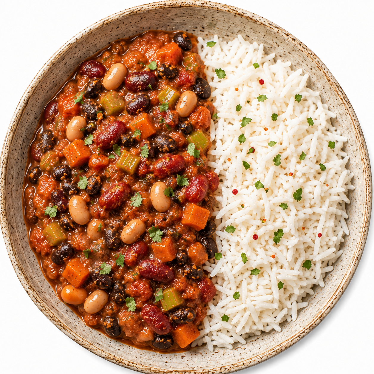 Vegetarian Four Bean Chilli