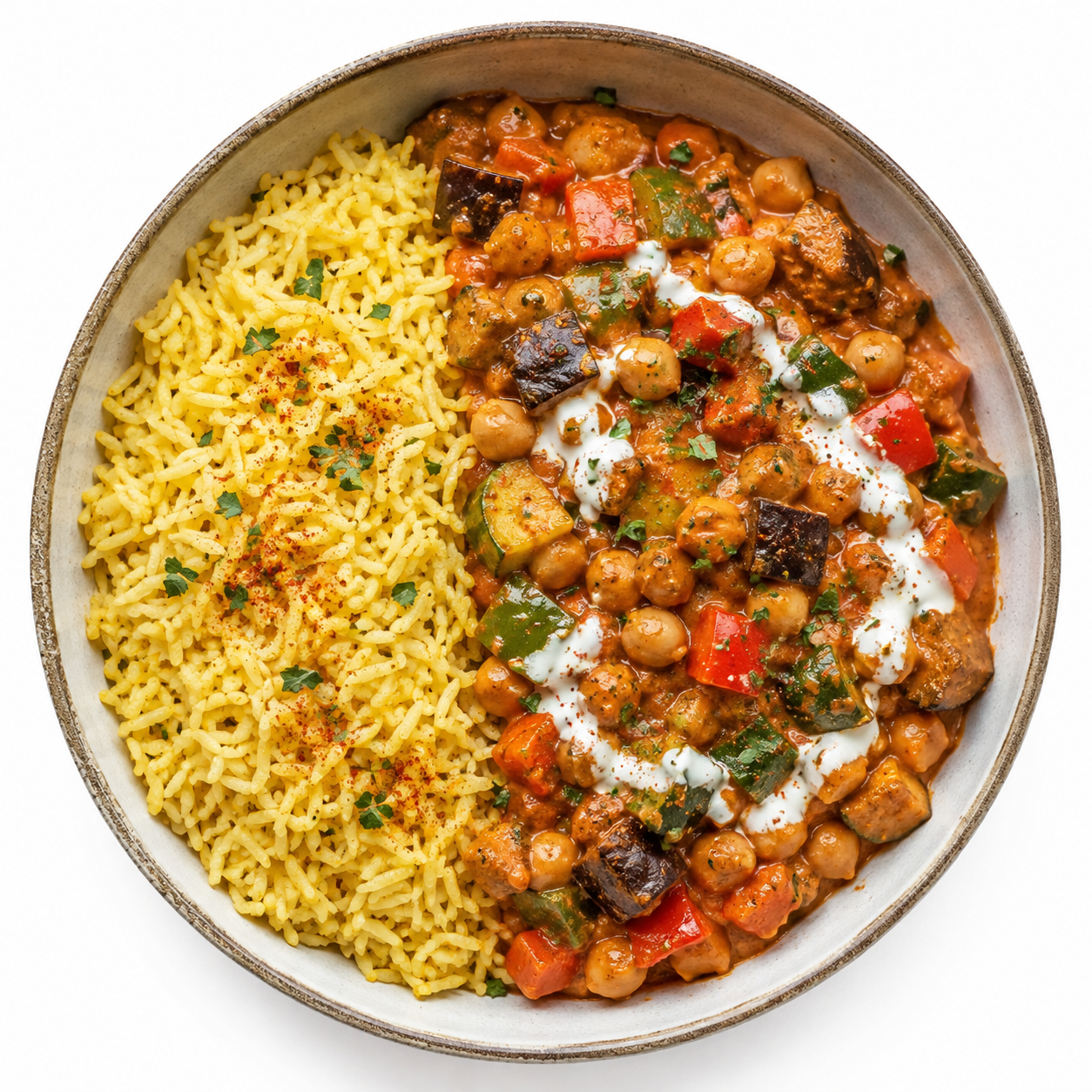 Vegetable & Chickpea Shawarma Stew
