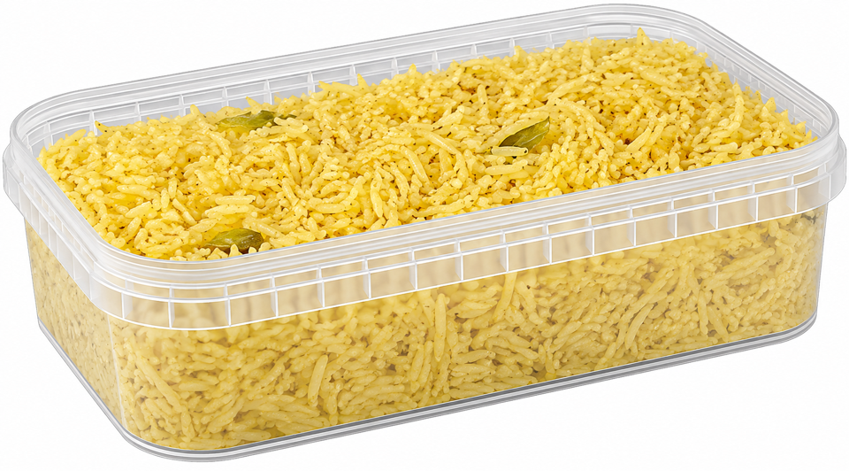 Rice, Cooked, Yellow